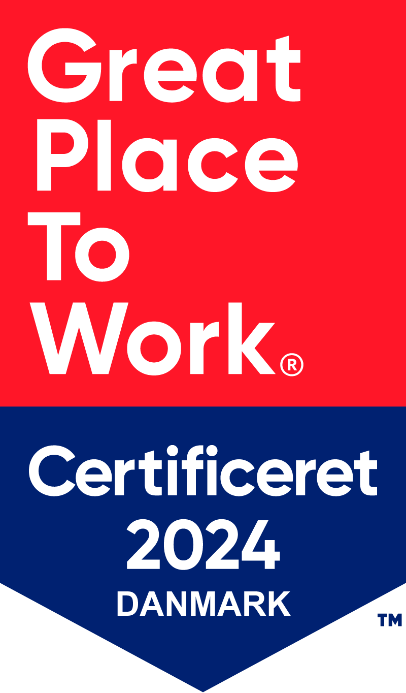 Great Place To Work certificering 2024 DK logo