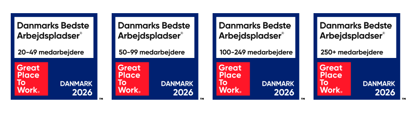 Størrelseskategorier blandt Danmarks Bedste Arbejdspladser 2026