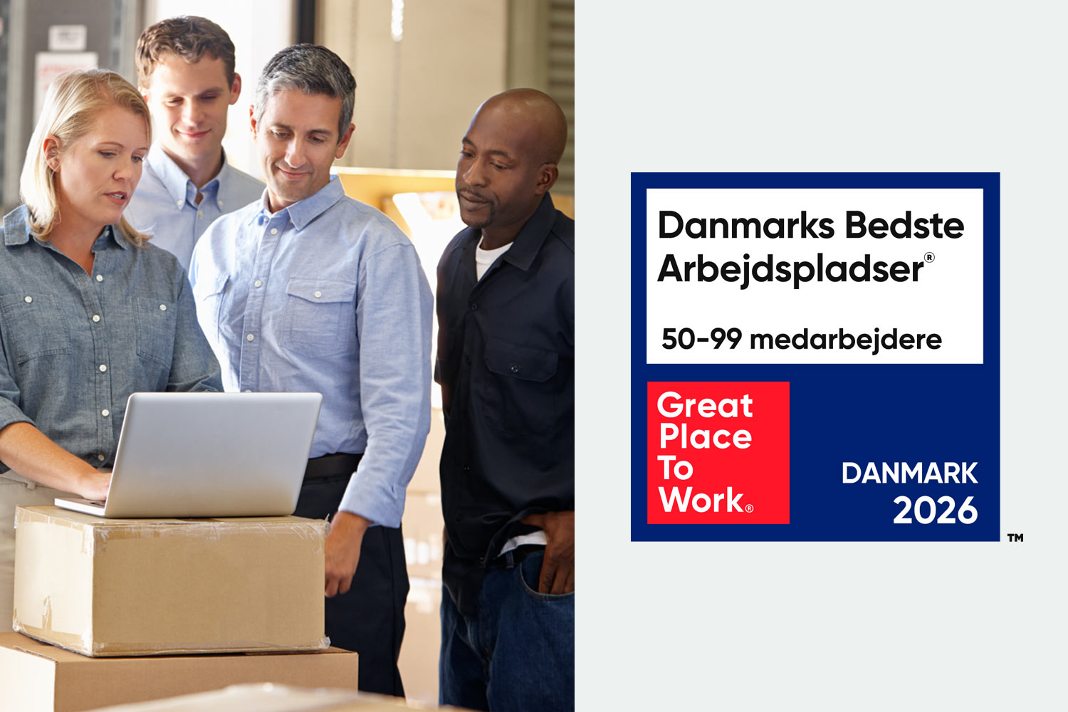 Billede af TD SYNNEX som er nr. 1 i kategorien Danmarks Bedste Arbejdspladser 2026 med 50-99 medarbejdere
