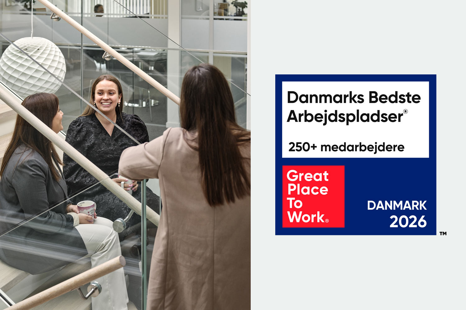 Billede af Beierholm som er nr. 1 i kategorien Danmarks Bedste Arbejdspladser 2026 med 250+ medarbejdere
