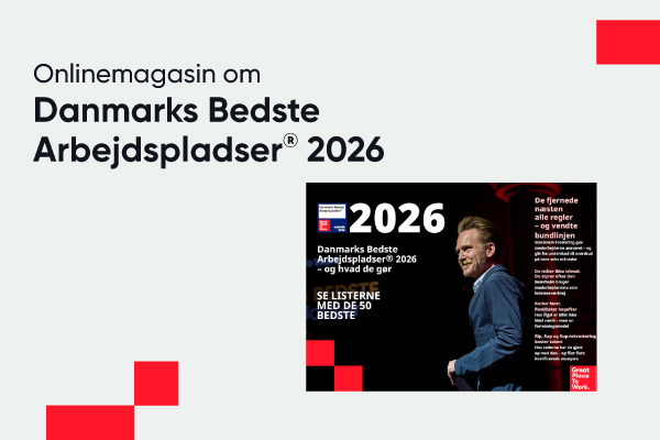 Billede af cover på Danmarks Bedste Arbejdsplads 2026 magasin