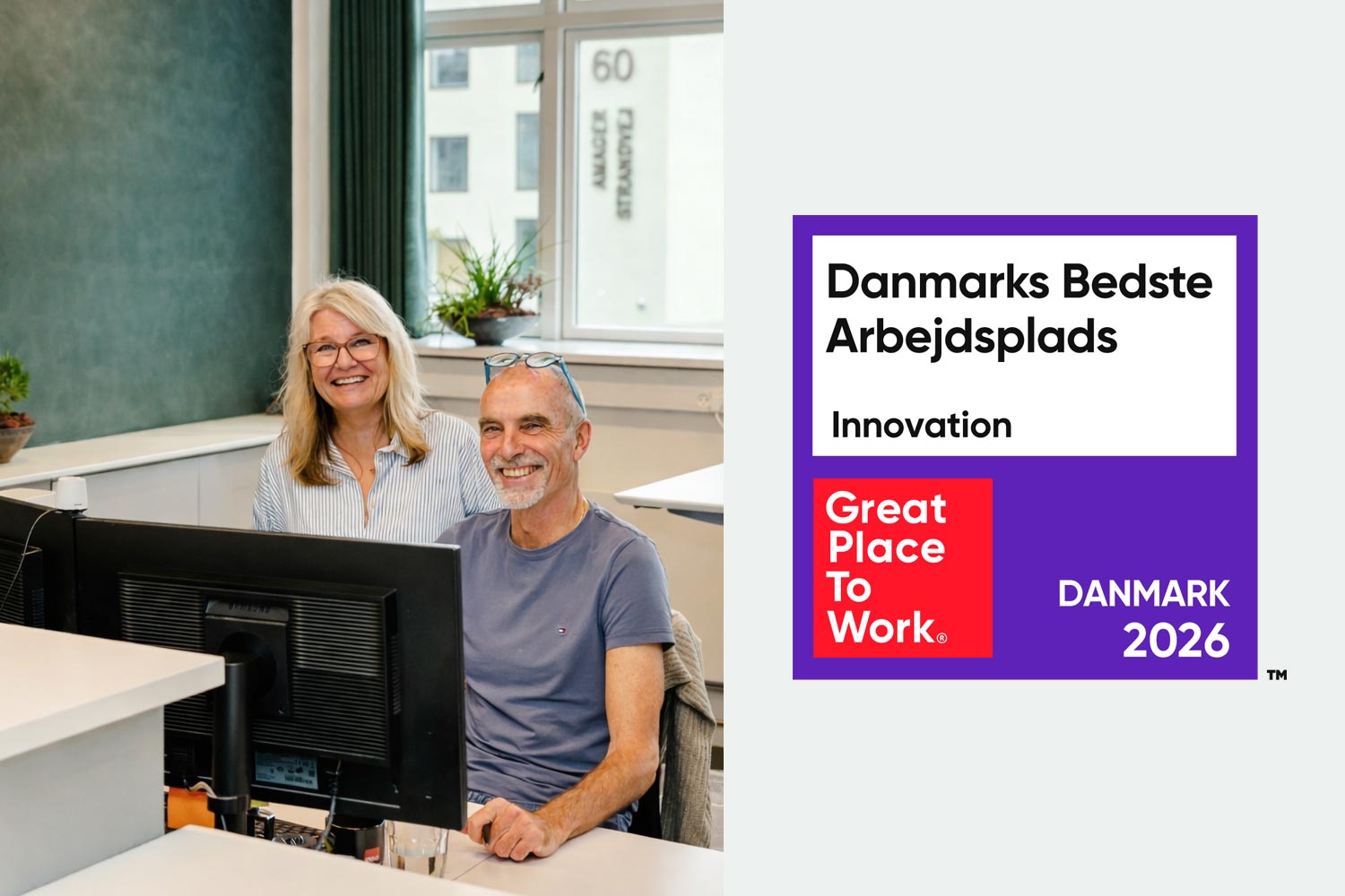 Danmarks Bedste Arbejdsplads til Innovation 2026 er ØENS Rådgivningshus
