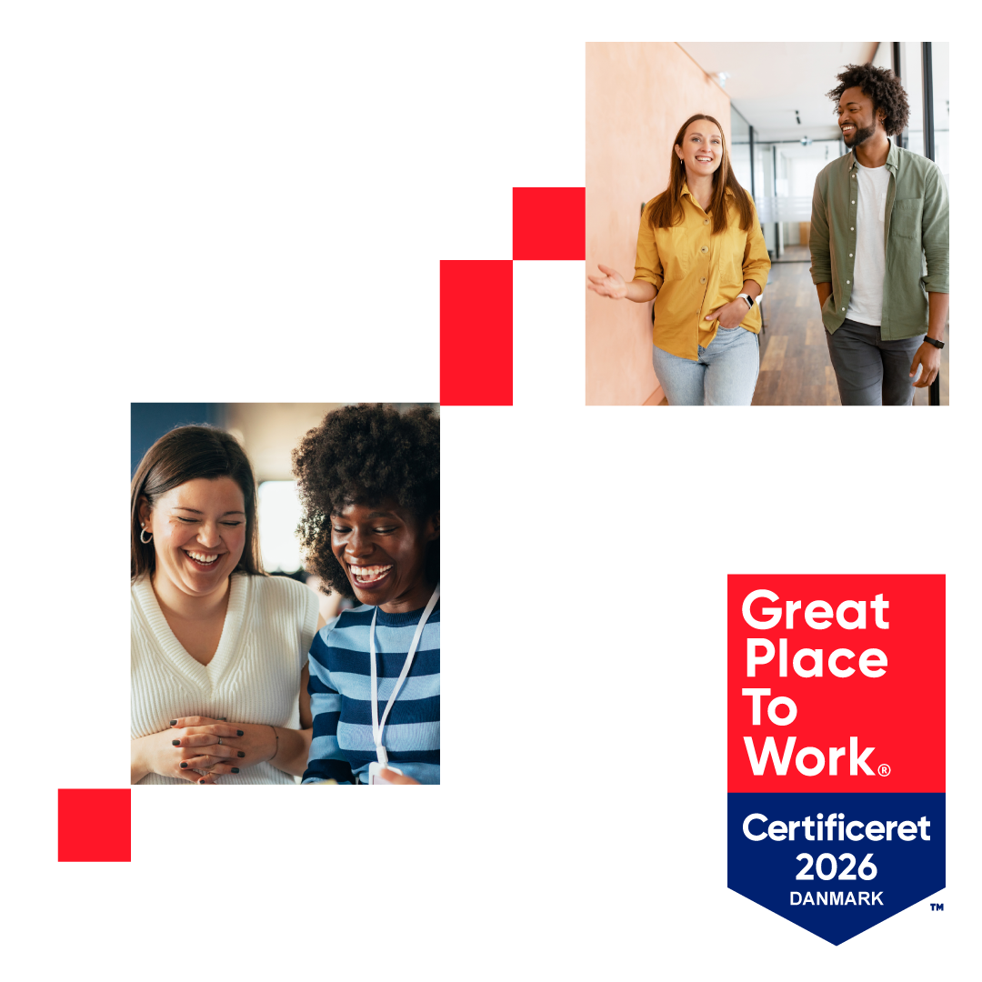 Stolthed og fejring over at arbejdspladsen er Great Place To Work-certificeret