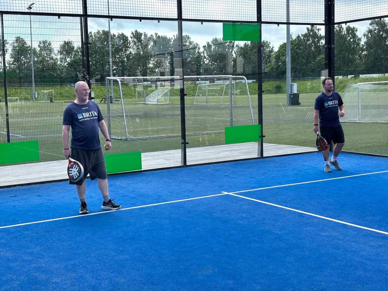 BRITA Nordic på padel-banerne