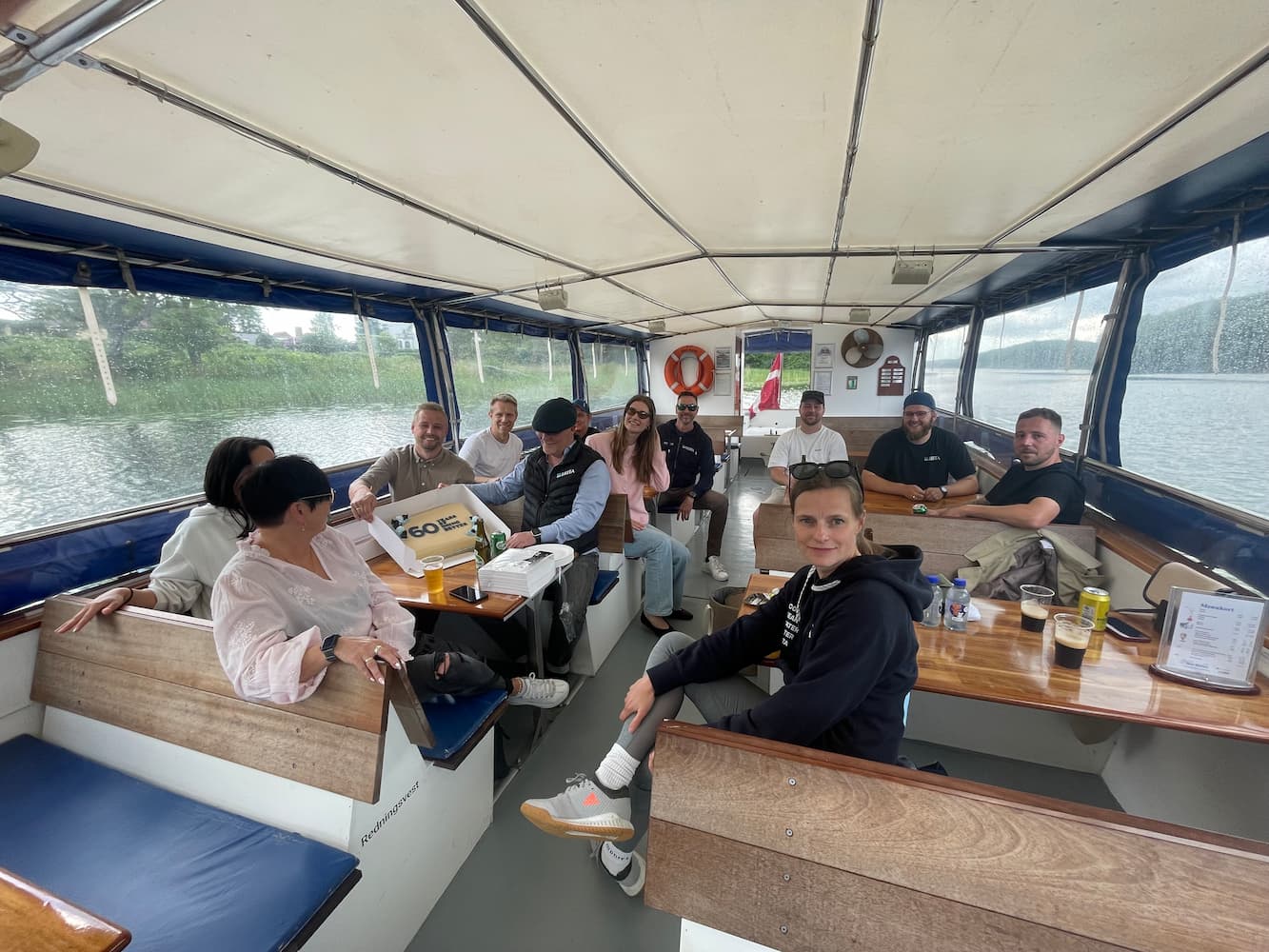 En team-tur på Sorø sø, vi fejrer BRITA 60 års jubilæum