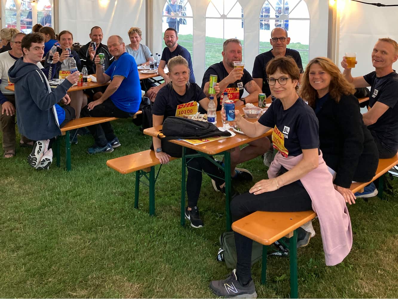 Klar til at give den fuld gas til DHL-stafetten!