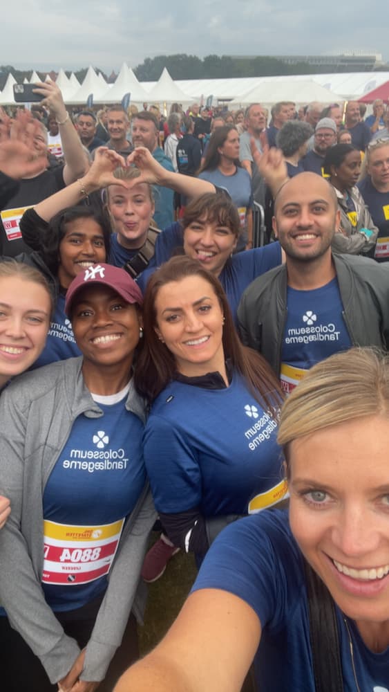 Deltagelse til DHL-løbet i august med ca. 40 kolleger