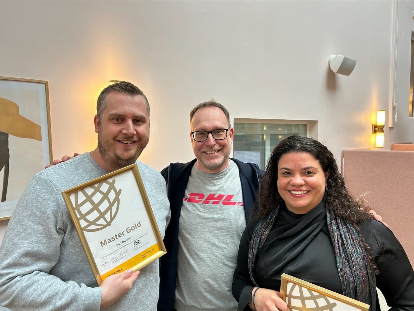 DHL eCommerce: Denmark First Choice certificate handover celebration
