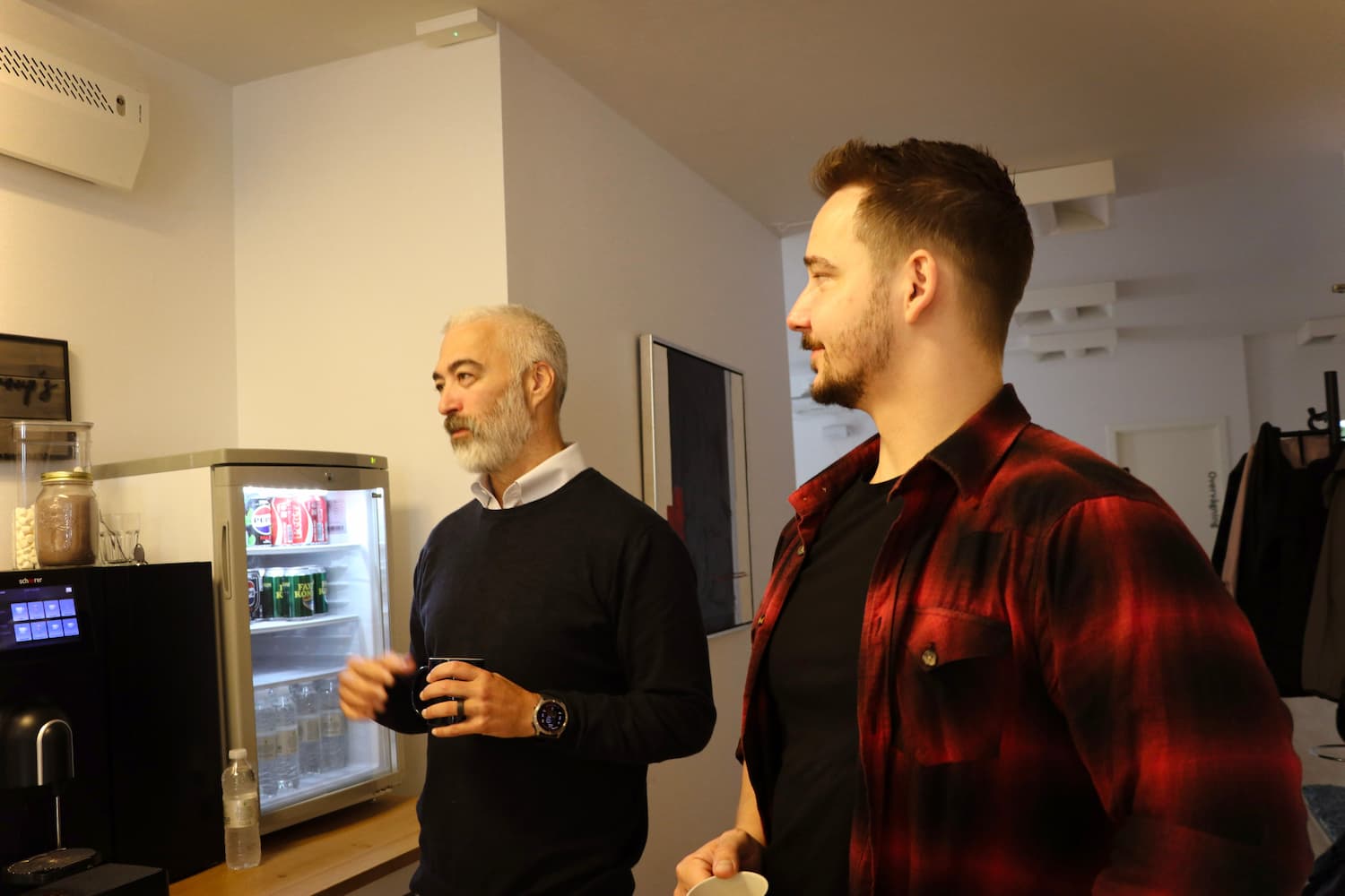 Coffee break moments where ideas spark