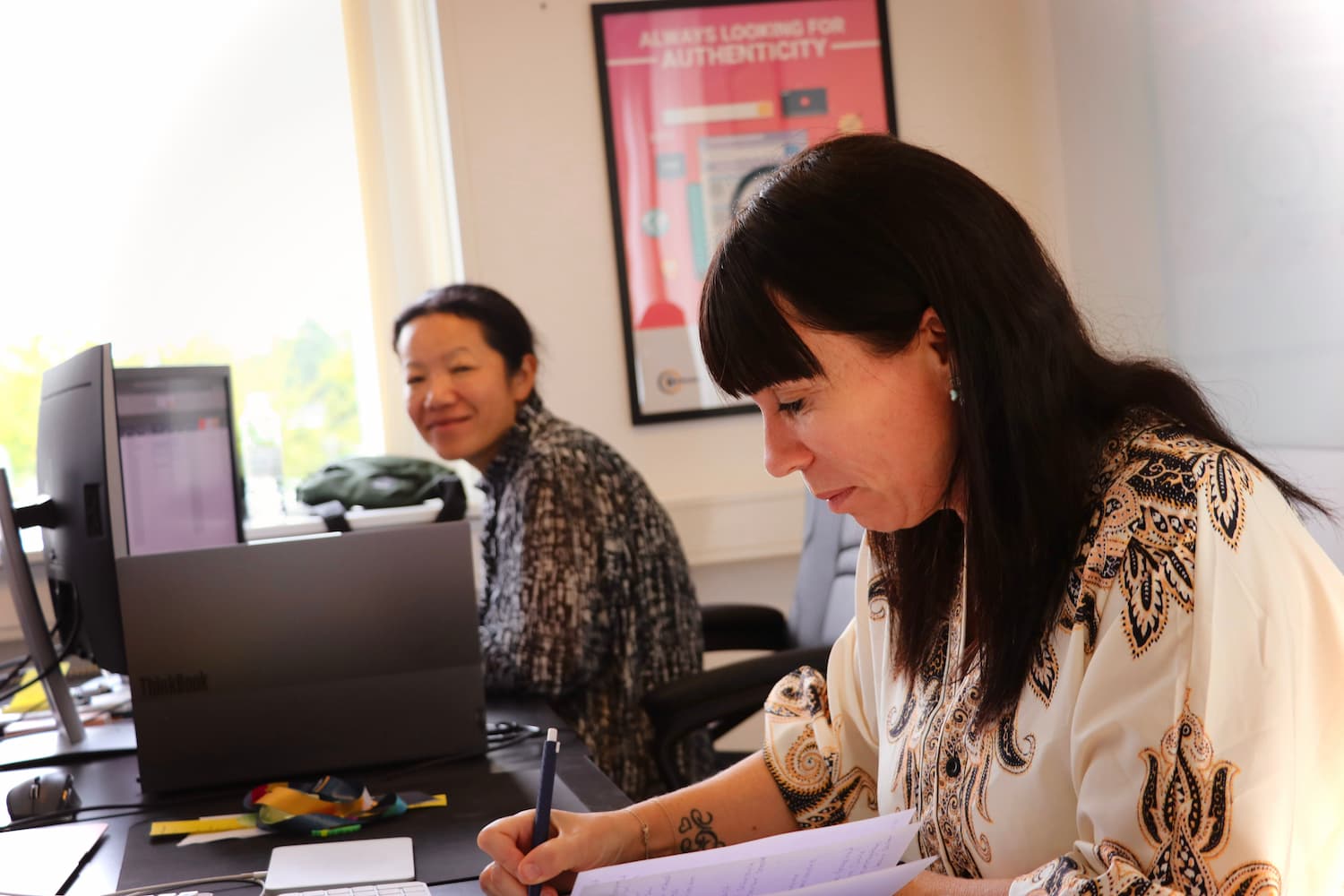 Creativity side by side