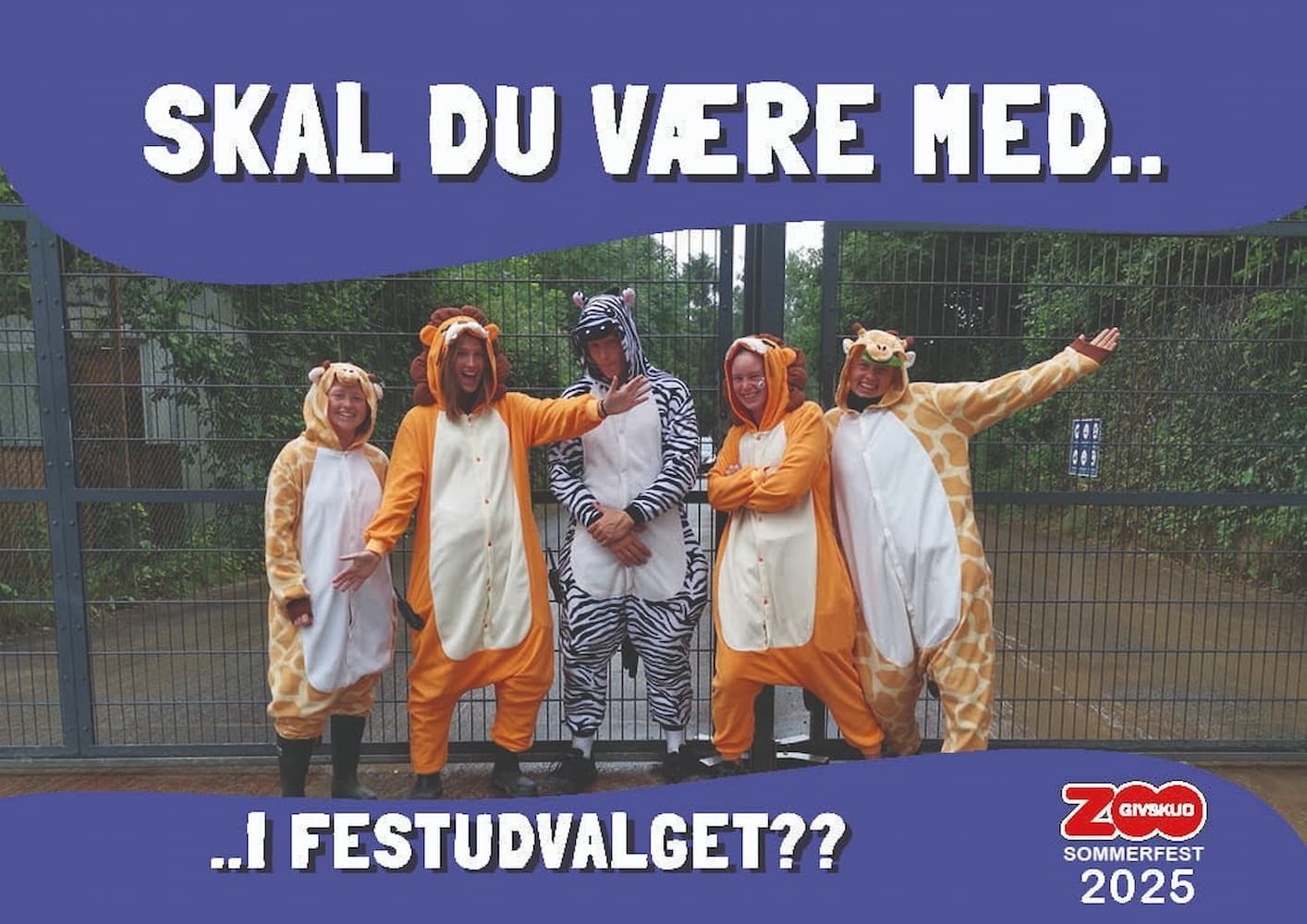 Billede fra opslag fra festudvalget der søger flere medlemmer