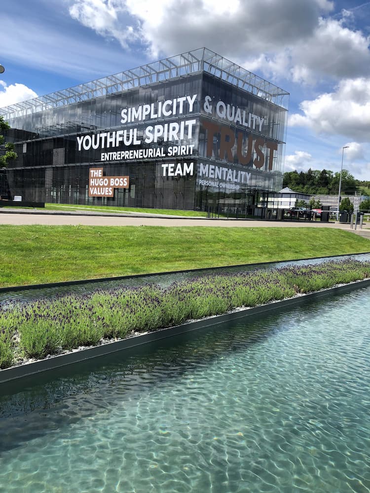 We are reminded of our HUGO BOSS values every day.