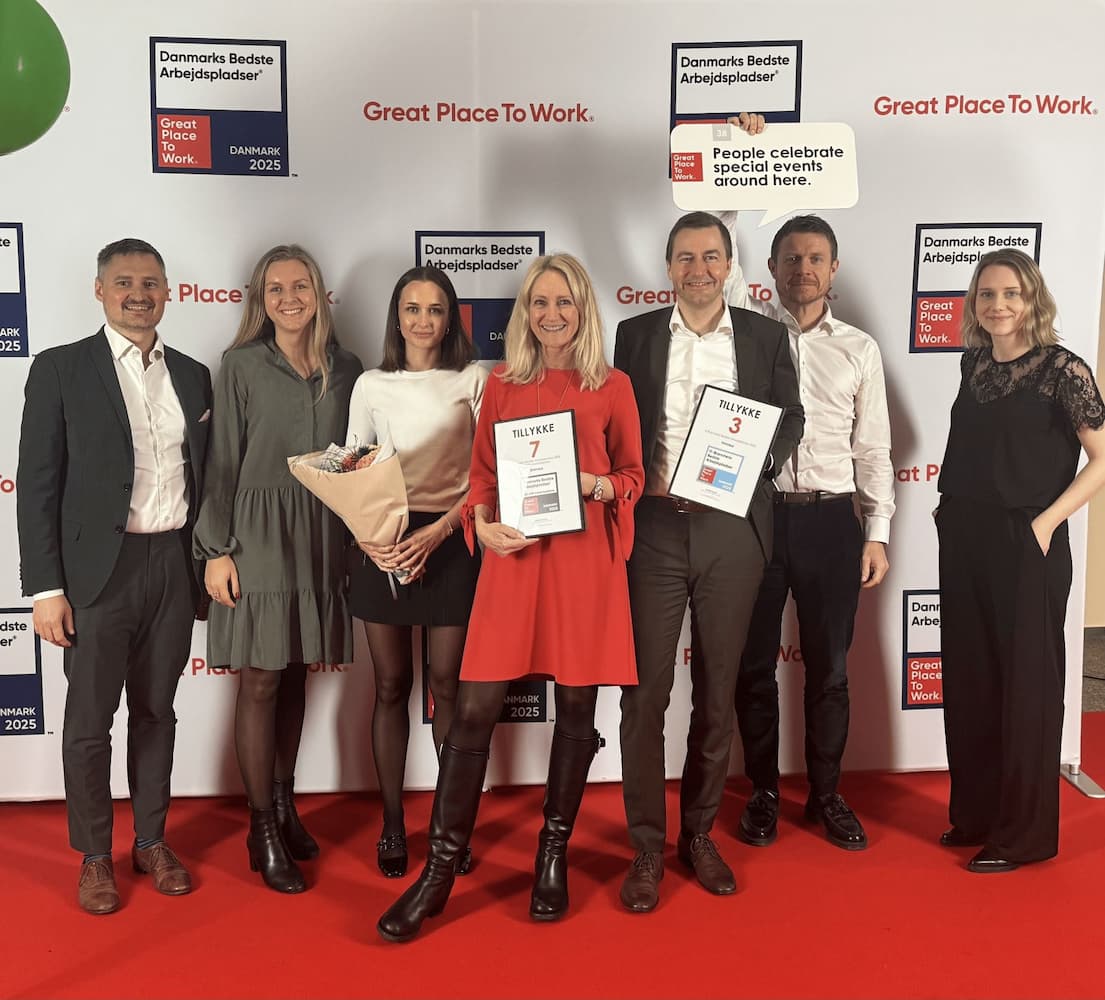 Vi fejrer både vores fællesskab og vores succeser – i 2025 blev vi kåret som Danmarks 3. bedste it-arbejdsplads.