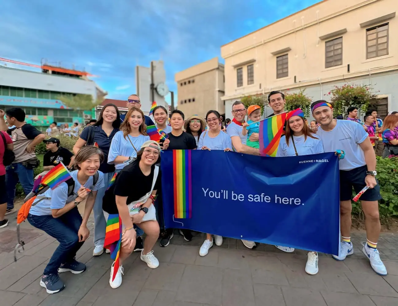 KNGS Cebu joined the Cebu Pride March, with employees and leaders proudly walking through the streets of Cebu.