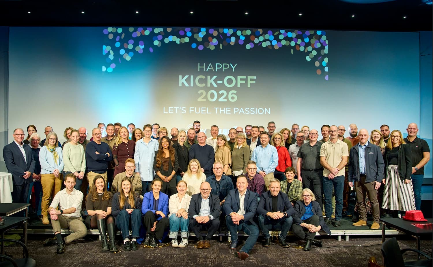 Team Lavazza DK: Fra vores årlige Kick-Off møde i december 2025, som altid er en hyggelig dag med forskellige indslag. 