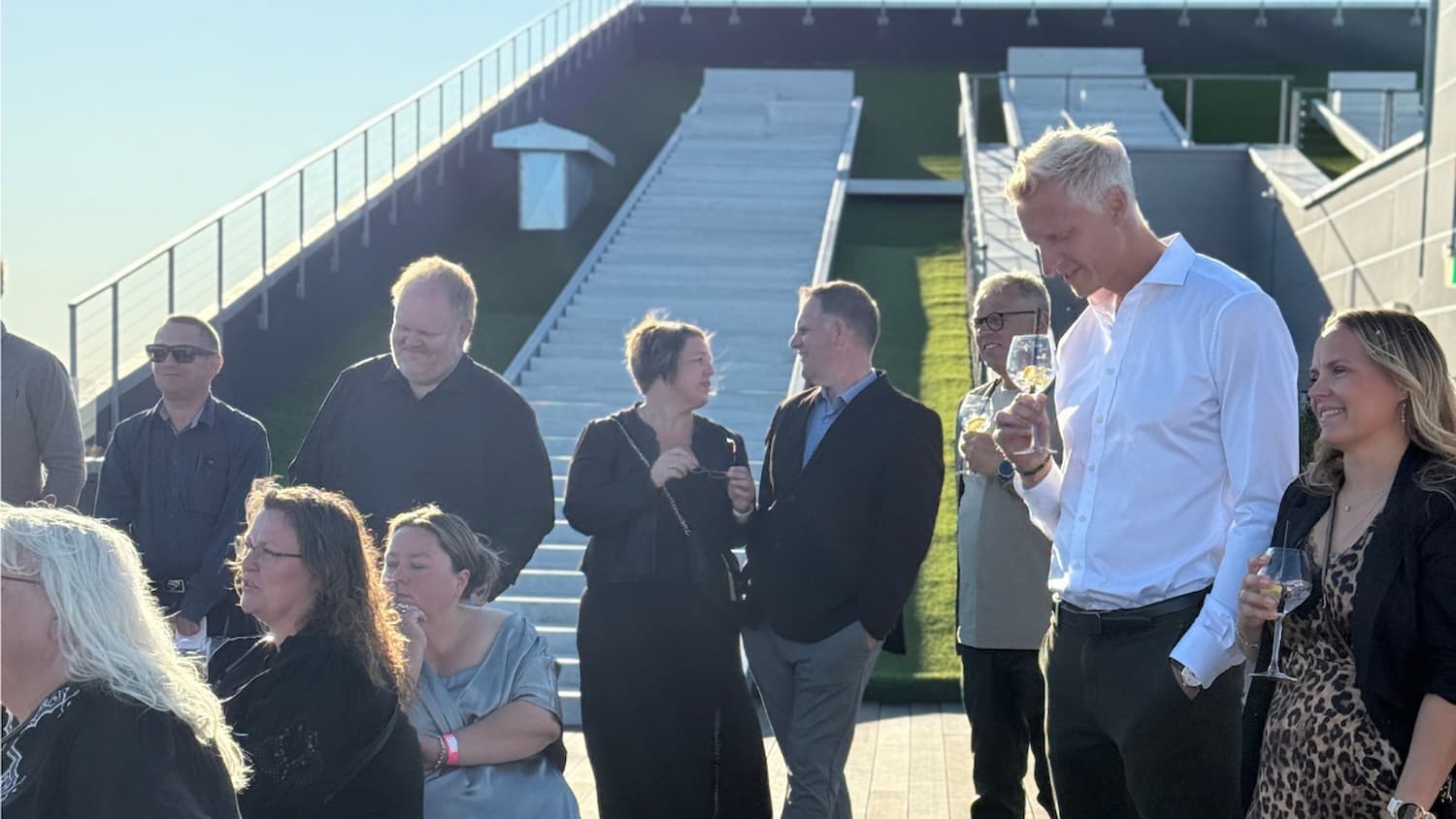30 års jubilæums fest, på toppen af hotellet i Viborg