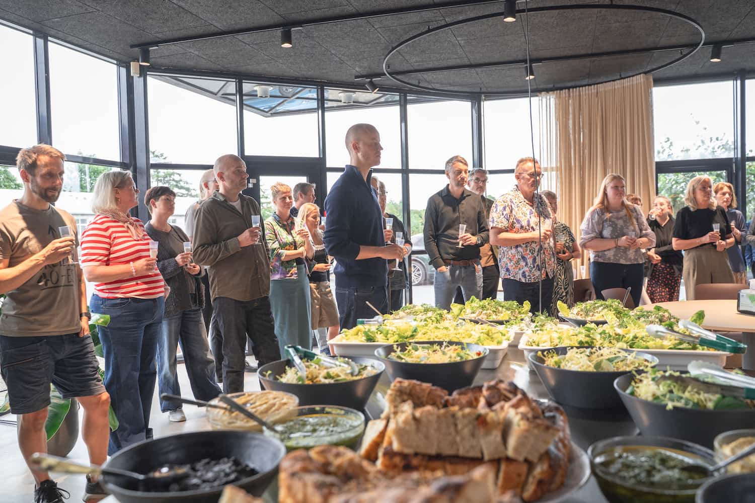 Indvielse af en ny og større kantine