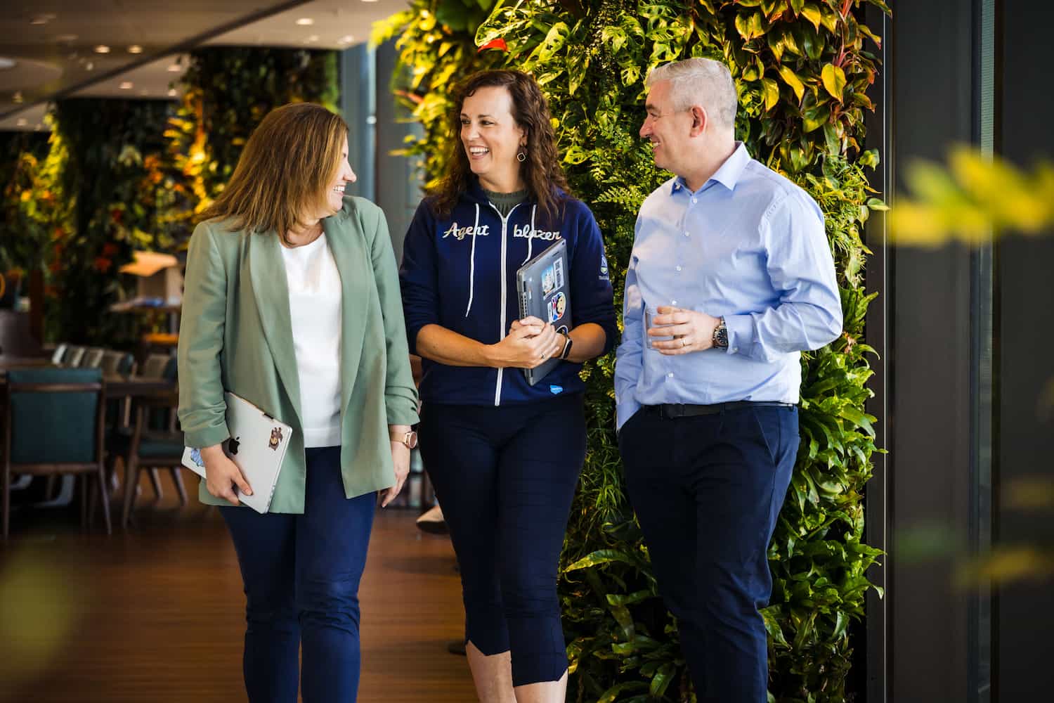 Salesforce employees in our EMEA headquarters in Dublin.