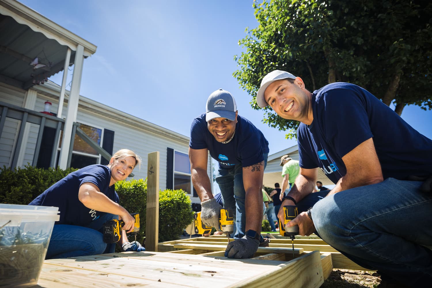 This is what 10 million volunteer hours looks like. Salesforce VTO in action.