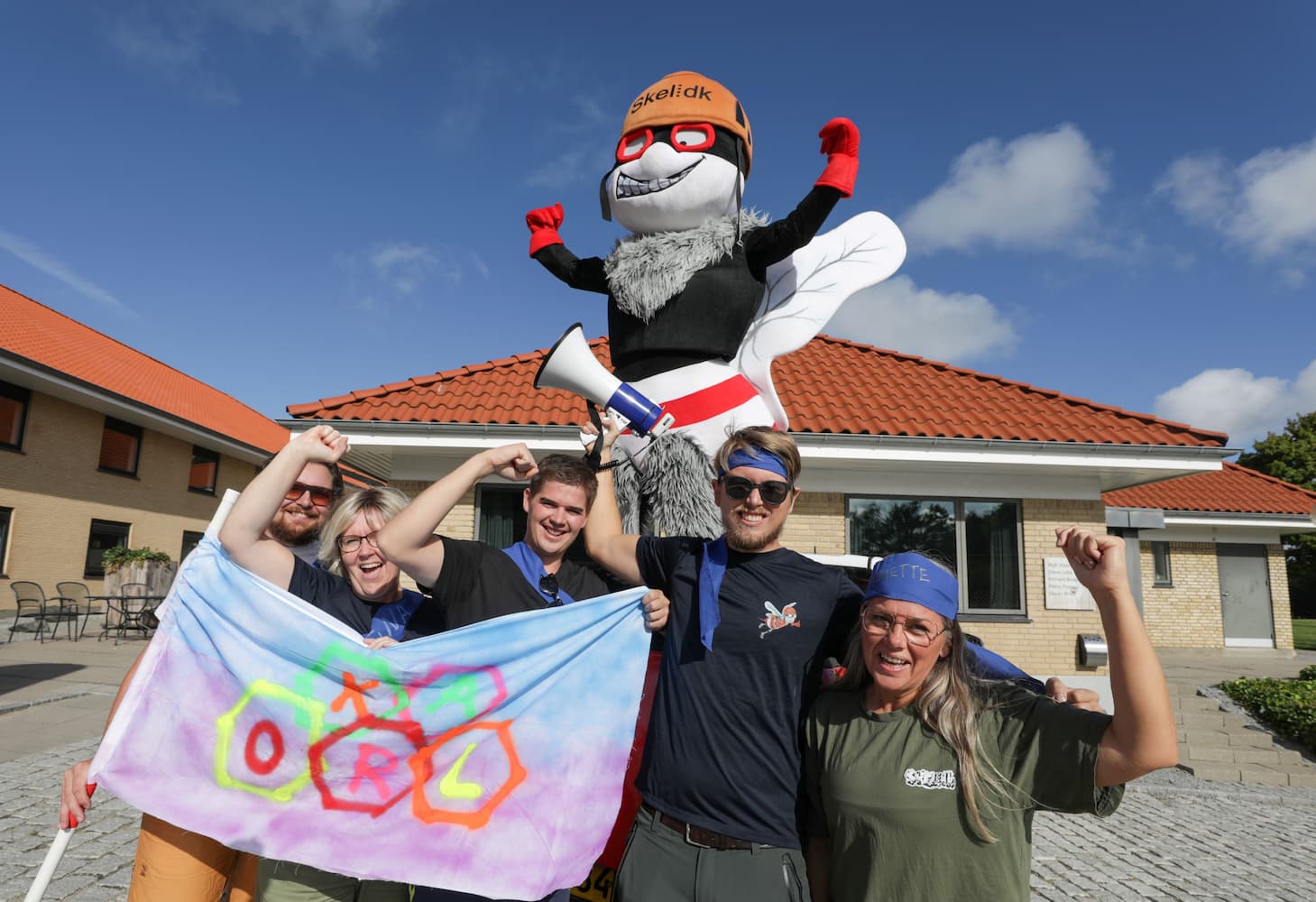 Relationer bygges gennem fælles oplevelser - også uden for arbejdet og vores komfortzone. Foto fra Skelympics 2024.