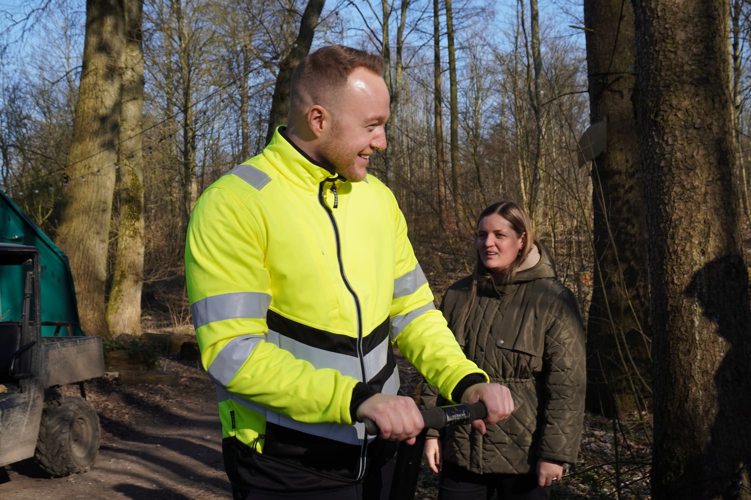 Strategidag i Stensdal med segway kørsel i det fri.