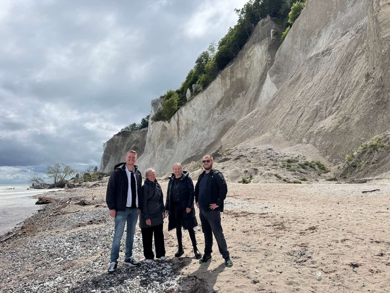 Teamtur til Møns Klint, maj 2025