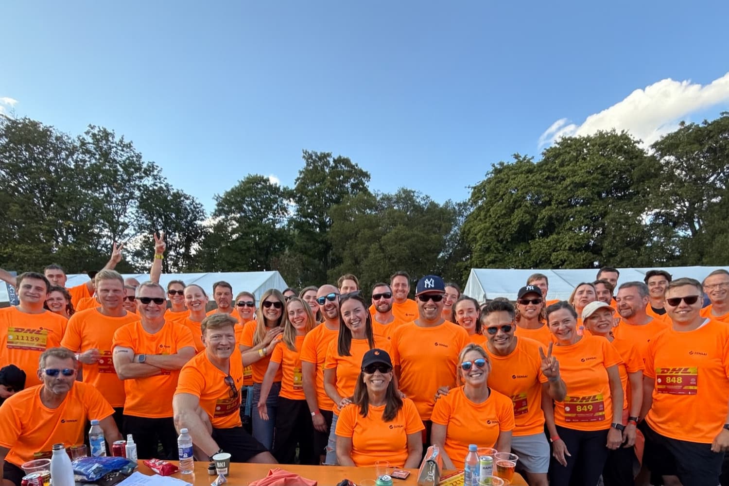 DHL relay run in Aarhus